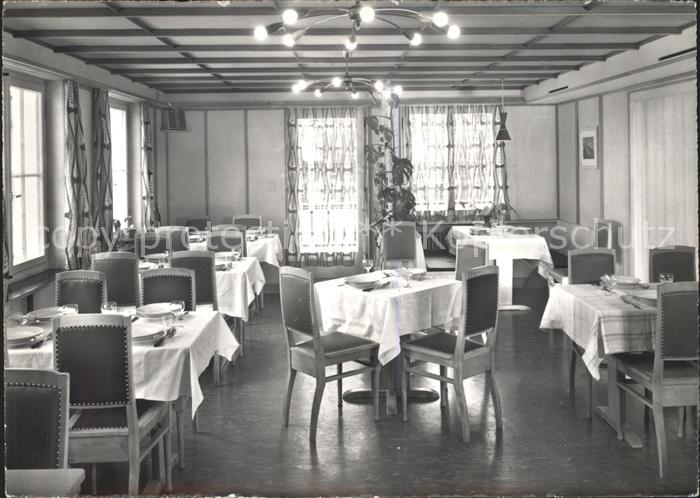 Braunwald GL Hotel Pension Ahorn Restaurant