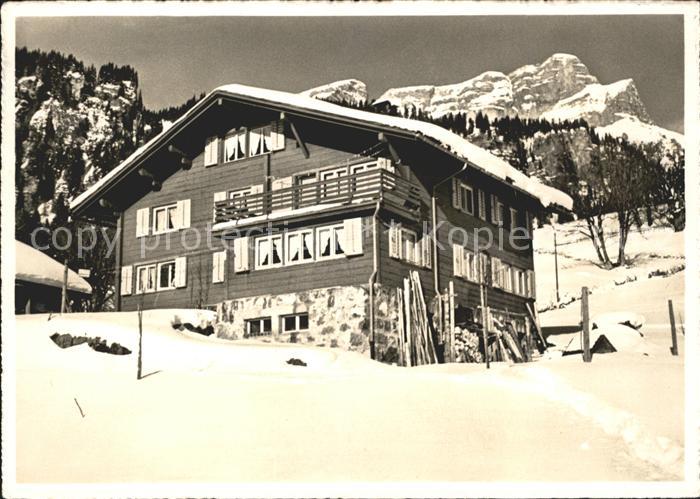 Braunwald GL Chalet Rietberg Wintersportplatz