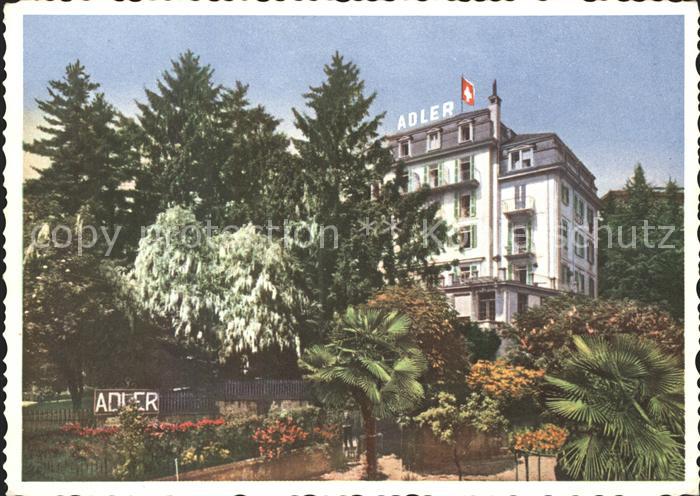 Lugano TI Adler Hotel und Erica Schweizerhof
