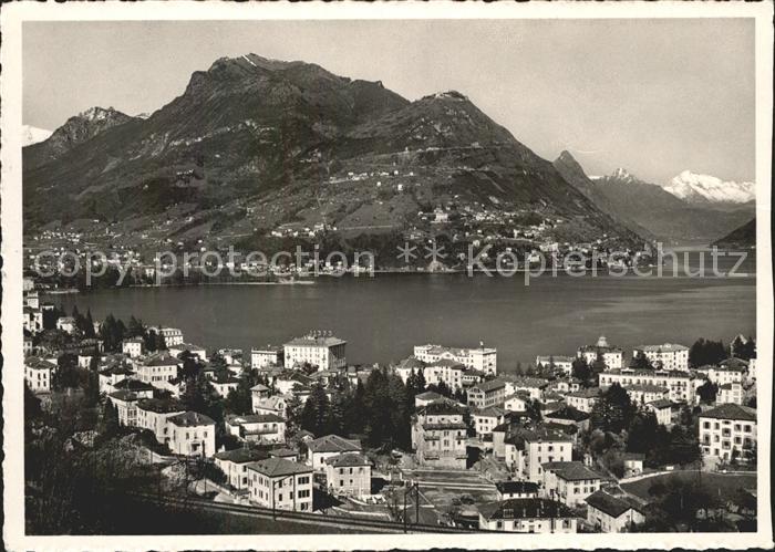 Lago di Lugano TI e Monte Bre