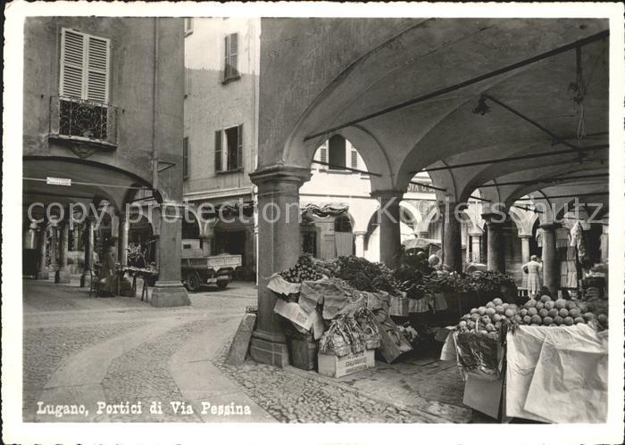 Lugano TI Portici di Via Pessina