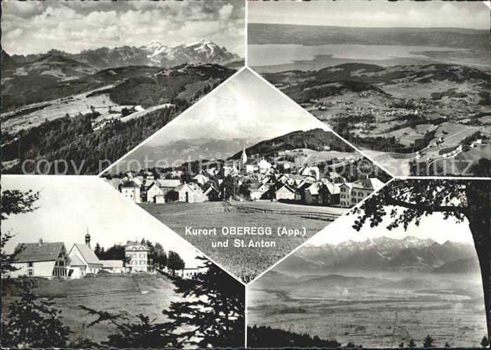 Oberegg IR und St Anton Panorama Ortsansicht