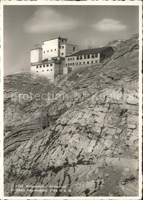 Saentis AR Bergstation Restaurant der Saentis Schwebebahn