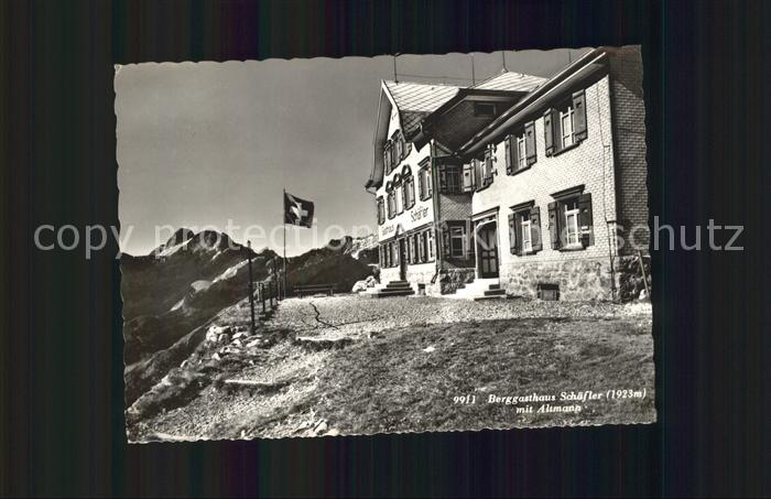 Weissbad Berggasthaus Schaefler mit Altmann