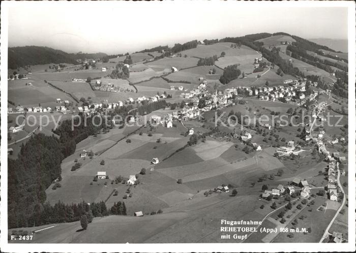 Rehetobel mit Gupf Fliegeraufnahme