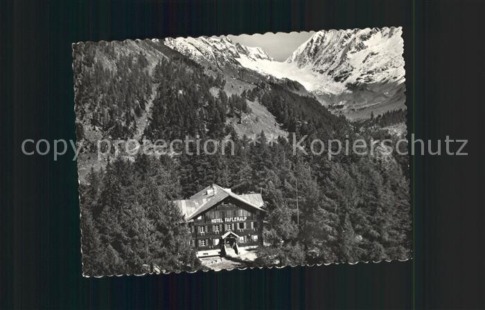 Fafleralp Hotel Loetschental Fliegeraufnahme