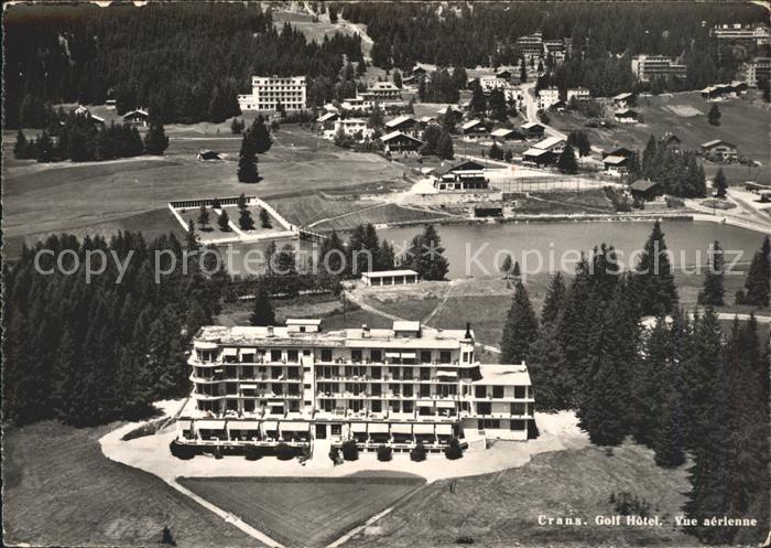 Crans-sur-Sierre Golf Hotel vue aerienne