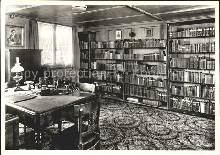 Kilchberg ZH C. F. Meyer Haus Arbeitszimmer des Dichters