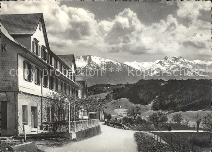 Wernetshausen Hotel Hasenstrick mit Alpenblick