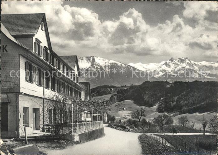Wernetshausen Hotel Hasenstrick mit Alpenblick