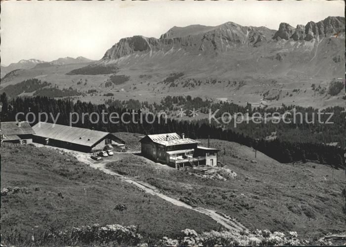 Parpan Berghaus Skihaus Staetz Alpenpanorama