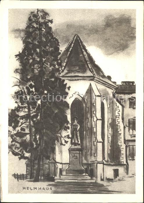 Zuerich Helmhaus Kuenstlerkarte