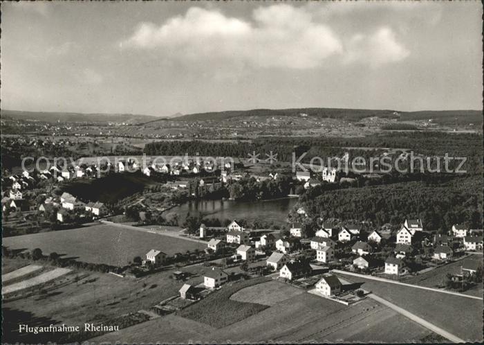 Rheinau ZH Fliegeraufnahme