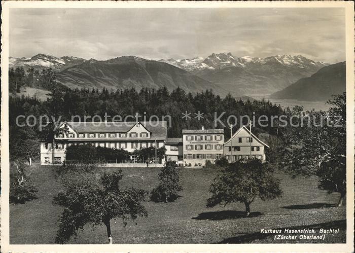 Wernetshausen Kurhaus Hasenstrick am Bachtel Alpenpanorama