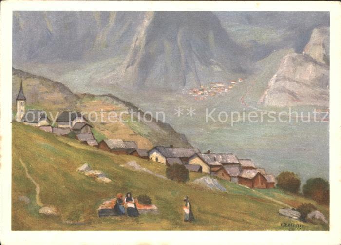 Veysonnaz Kuenstlerkarte