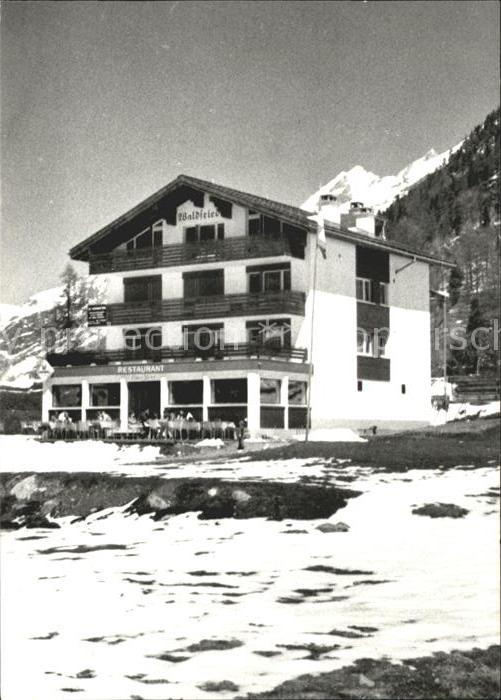 Zermatt VS Haus Waldfrieden Restaurant