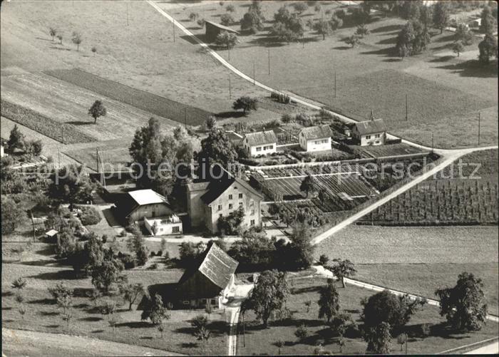 Pfaeffikon ZH Haushaltungsschule Lindenbaum Fliegeraufnahme