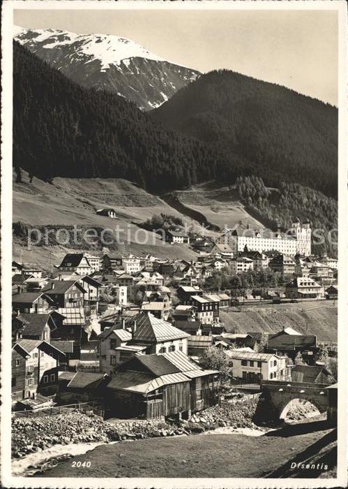 Disentis GR Teilansicht