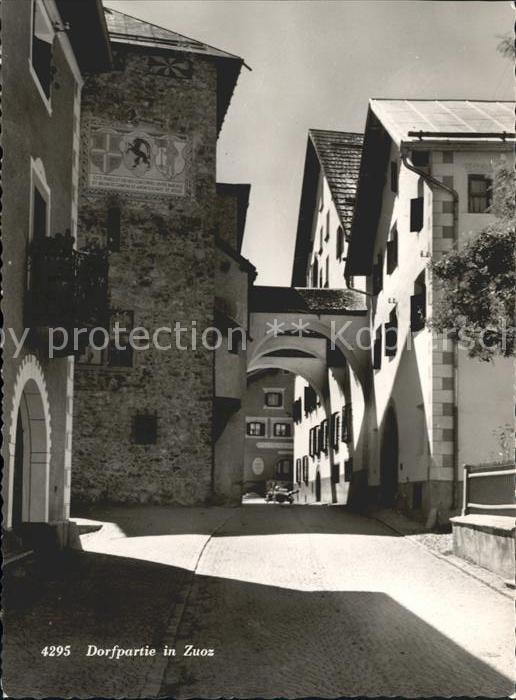 Zuoz GR Dorfpartie