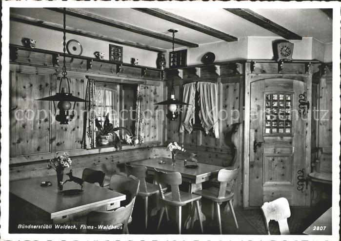 Flims Waldhaus Buendnerstuebli Waldeck