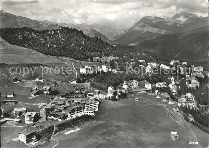 Arosa GR Fliegeraufnahme