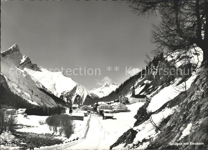 Spluegen GR mit Einshorn