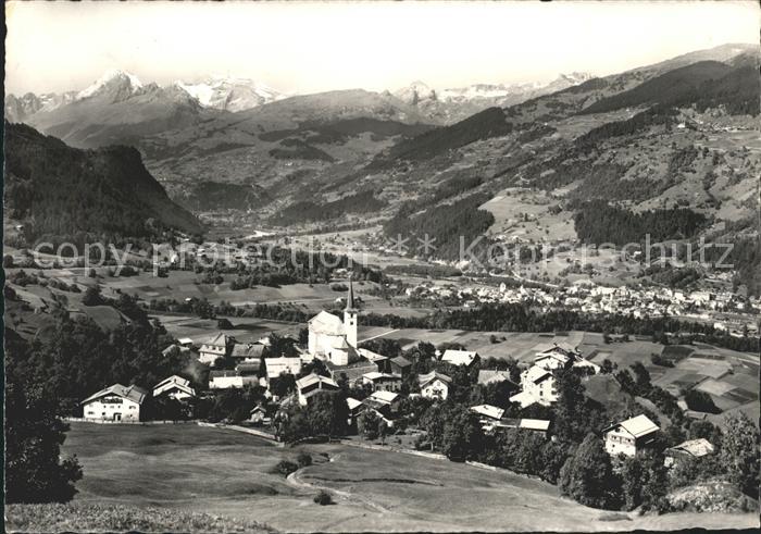 Sevgein Totalansicht mit Ilanz und Brigelshoerner