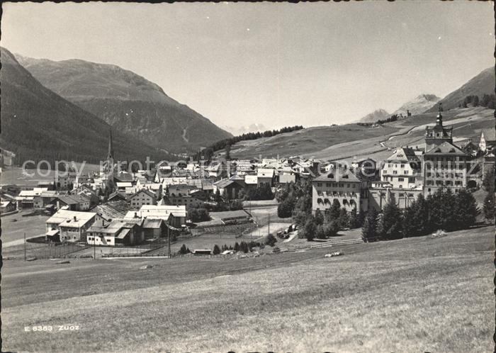 Zuoz GR Ortsblick
