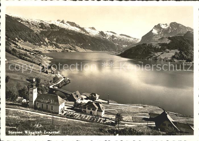 Waegitalersee Stausee Innertal