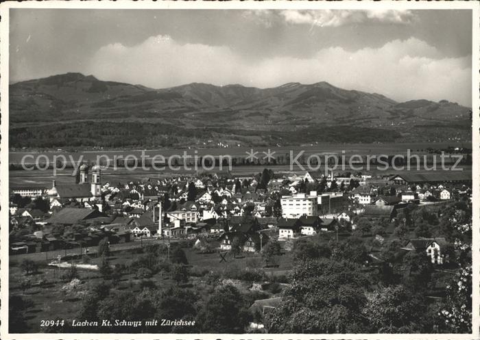 Lachen SZ mit Zuerichsee