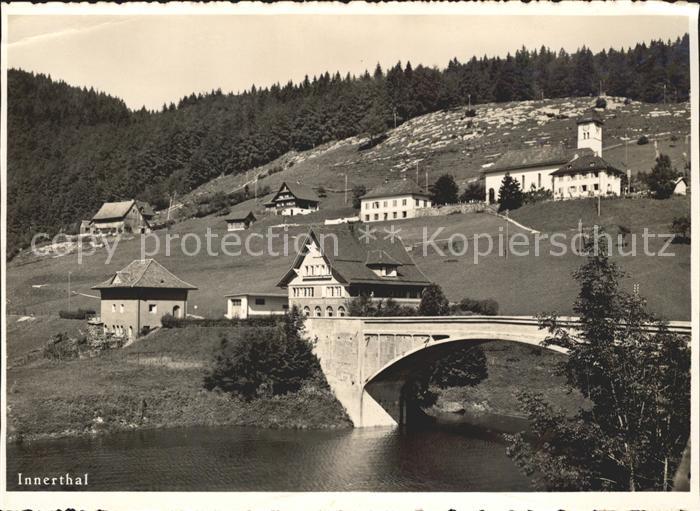 Innerthal Gasthaus Stausee Bruecke