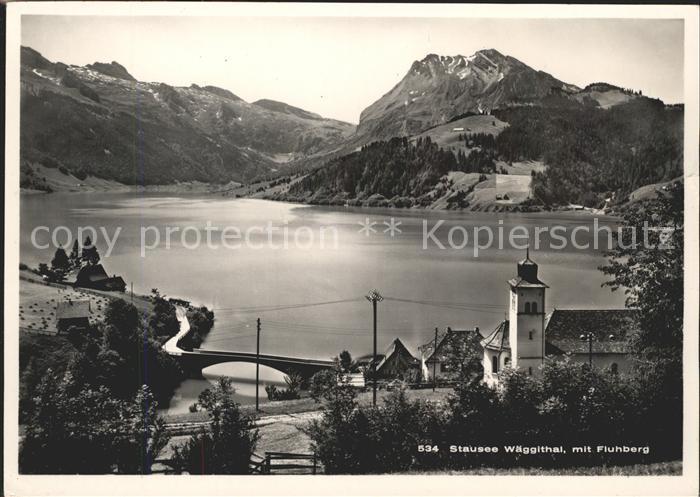 Waegitalersee Stausee Fluhberg