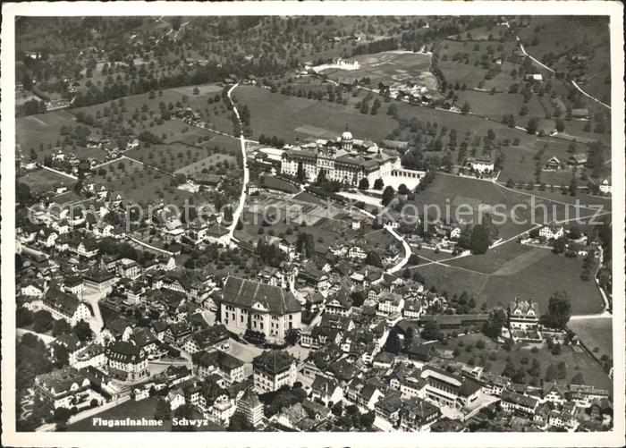 Schwyz Fliegeraufnahme