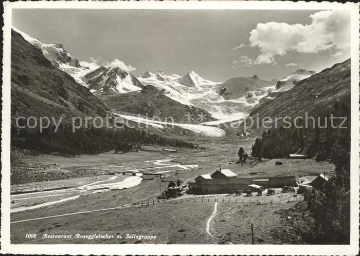 Pontresina Restaurant Roseggletscher Sellagruppe