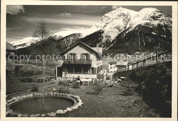 Engadin GR Pension Friedheim Ponte