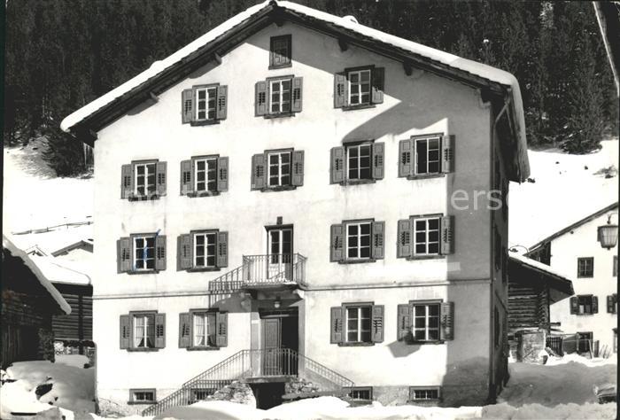 Tinizong Oberhalbstein Ferienlager Krone