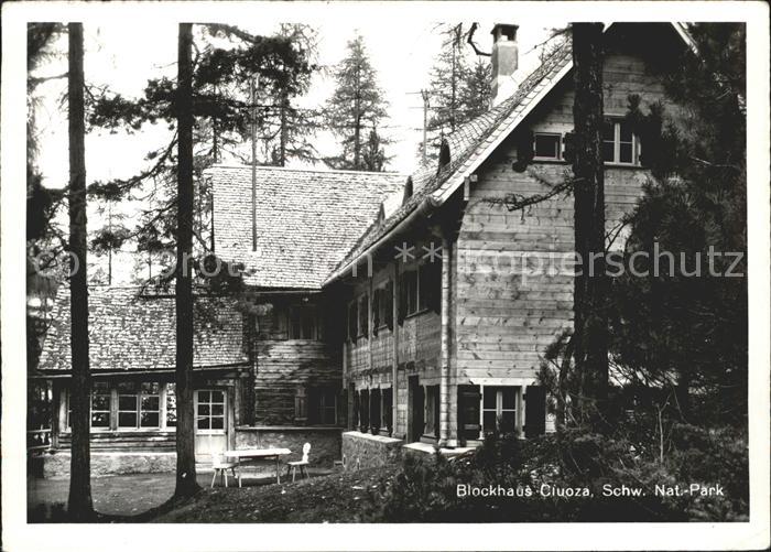 Zernez GR Blockhaus Cluozza Nationalpark