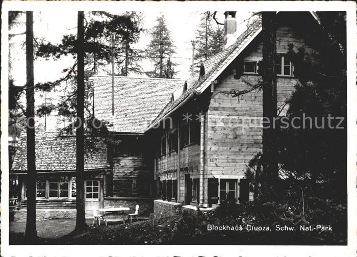 Zernez GR Blockhaus Cluozza Nationalpark