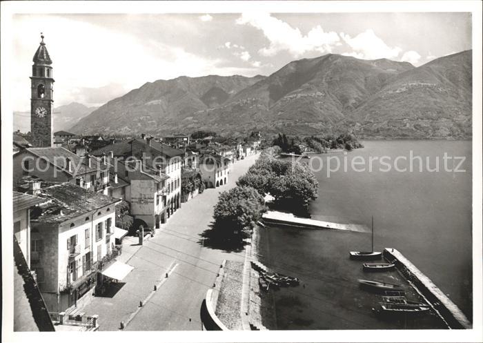 Ascona TI La Piazza Panorama Lago Maggiore