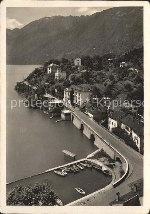 Ascona TI Fliegeraufnahme Collina S Michele