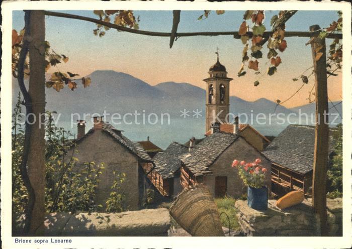 Brione Dorfpartie Kirche