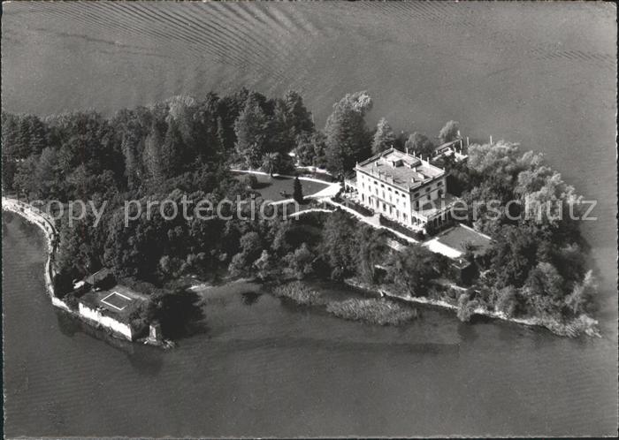 Brissago TI Isole de Brissago Fliegeraufnahme