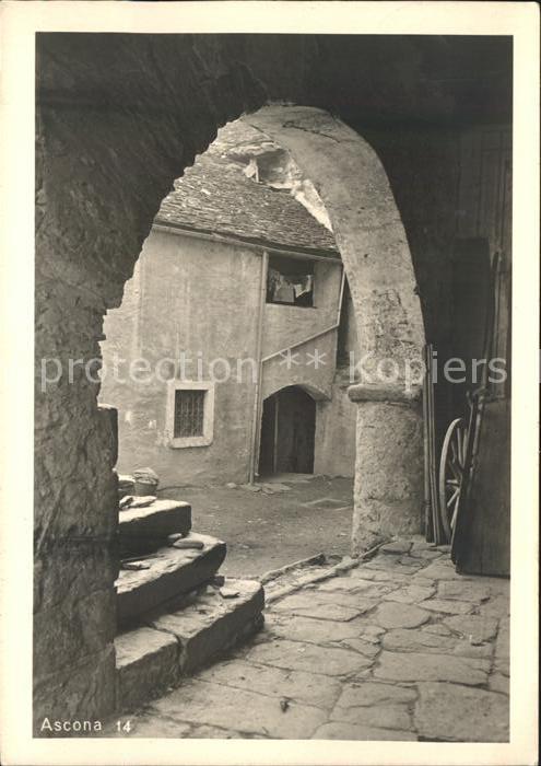 Ascona TI Dorf Motiv