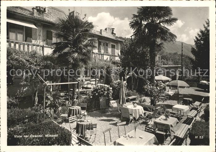 Minusio TI Pension Restaurant Voce nel Deserto