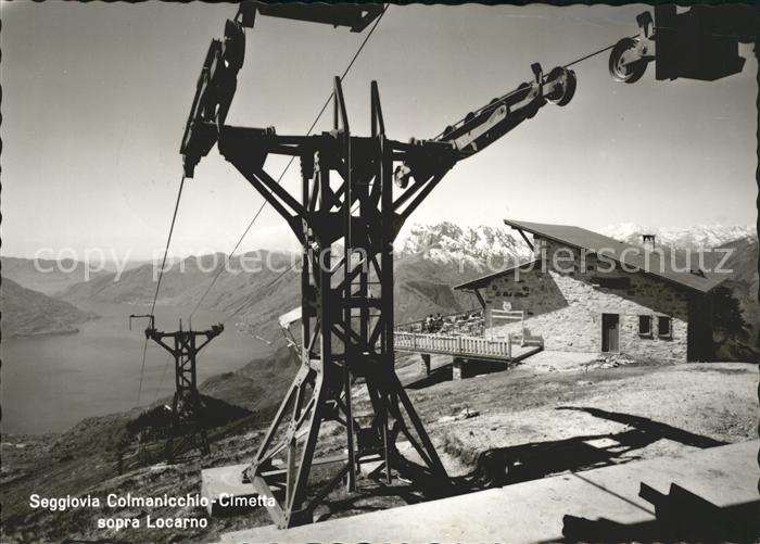 Cimetta Locarno Seggiovia Colmanicchio