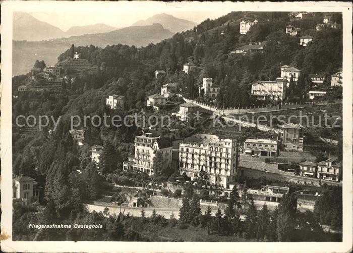 Castagnola-Cassarate Fliegeraufnahme