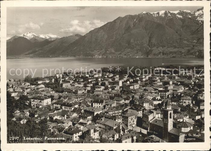 Locarno TI Panorama Lago Maggiore
