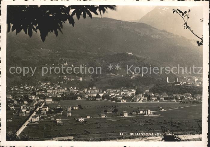 Bellinzona Totalansicht