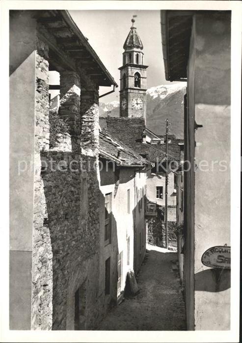 Ascona TI Motivo Villaggio Chiesa