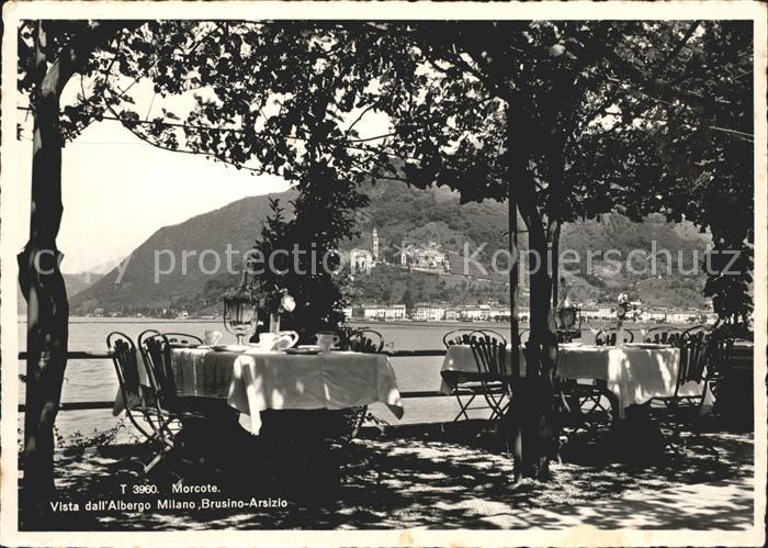 Morcote TI Vista dall Albergo Milano